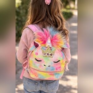 *Flaws* Colorful Unicorn Backpack for Kids